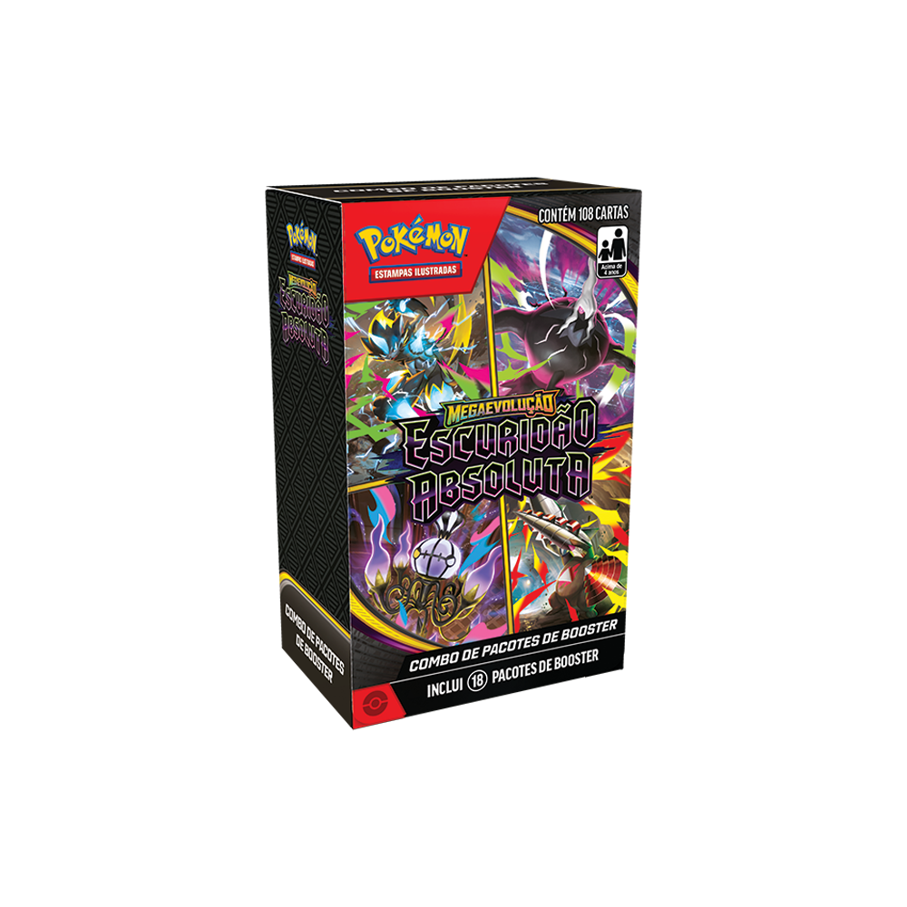 (PT-BR) Pokémon - Combo de Booster - Mega Evolução - Escuridão Absoluta